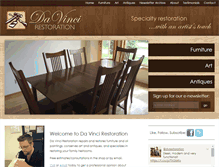 Tablet Screenshot of davincirestoration.com
